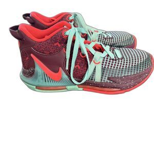 Nike LeBron Witness 7 SE Basketball Shoes 6.5Y Team Red Jade